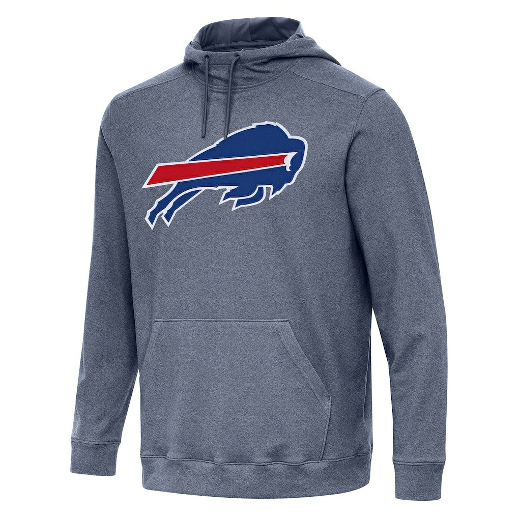 Buffalo Bills Antigua Cloud Pullover Hoodie Heather Navy | NFL