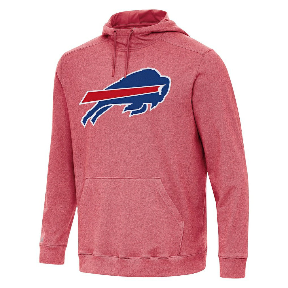 Buffalo Bills Antigua Cloud Pullover Hoodie Heather Red | NFL