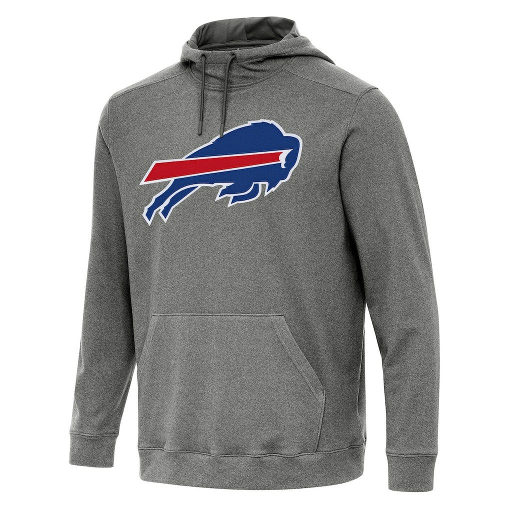 Buffalo Bills Antigua Cloud Pullover Hoodie Heather Black | NFL