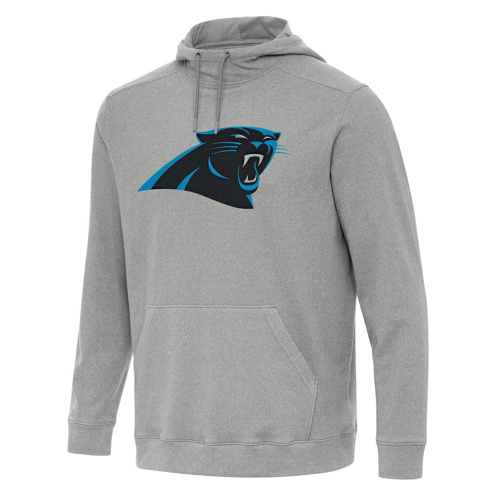 Carolina Panthers Antigua Cloud Pullover Hoodie Heather Gray | NFL