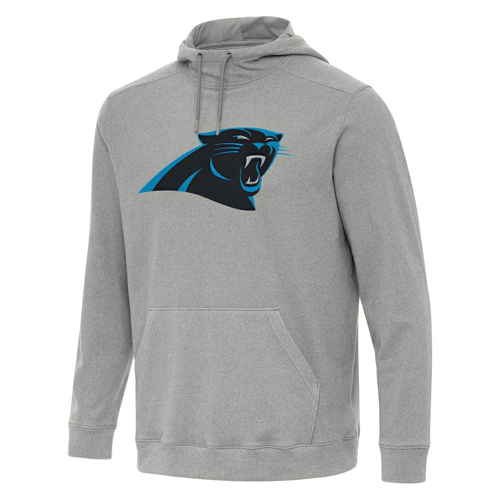 Carolina Panthers Antigua Cloud Pullover Hoodie Heather Gray | NFL
