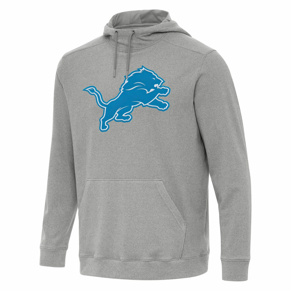 Detroit Lions Antigua Cloud Pullover Hoodie Heather Gray | NFL