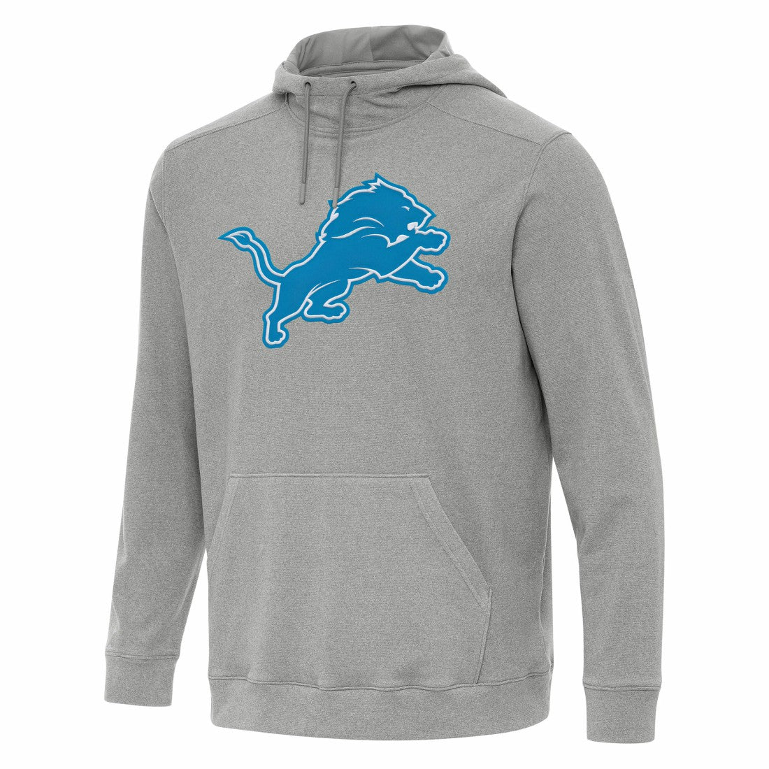 Detroit Lions Antigua Cloud Pullover Hoodie Heather Gray | NFL