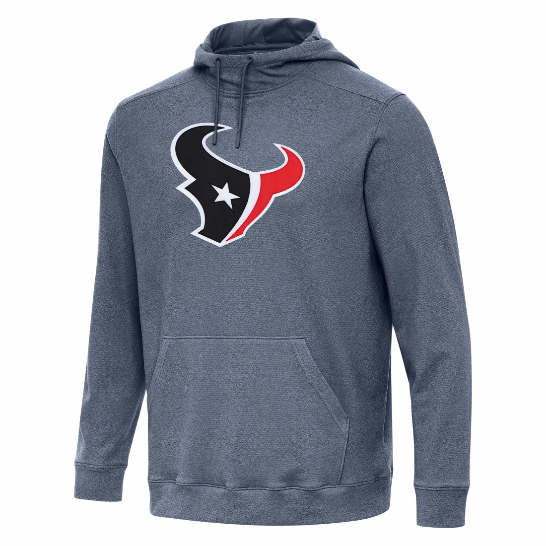 Houston Texans Antigua Cloud Pullover Hoodie Heather Navy | NFL