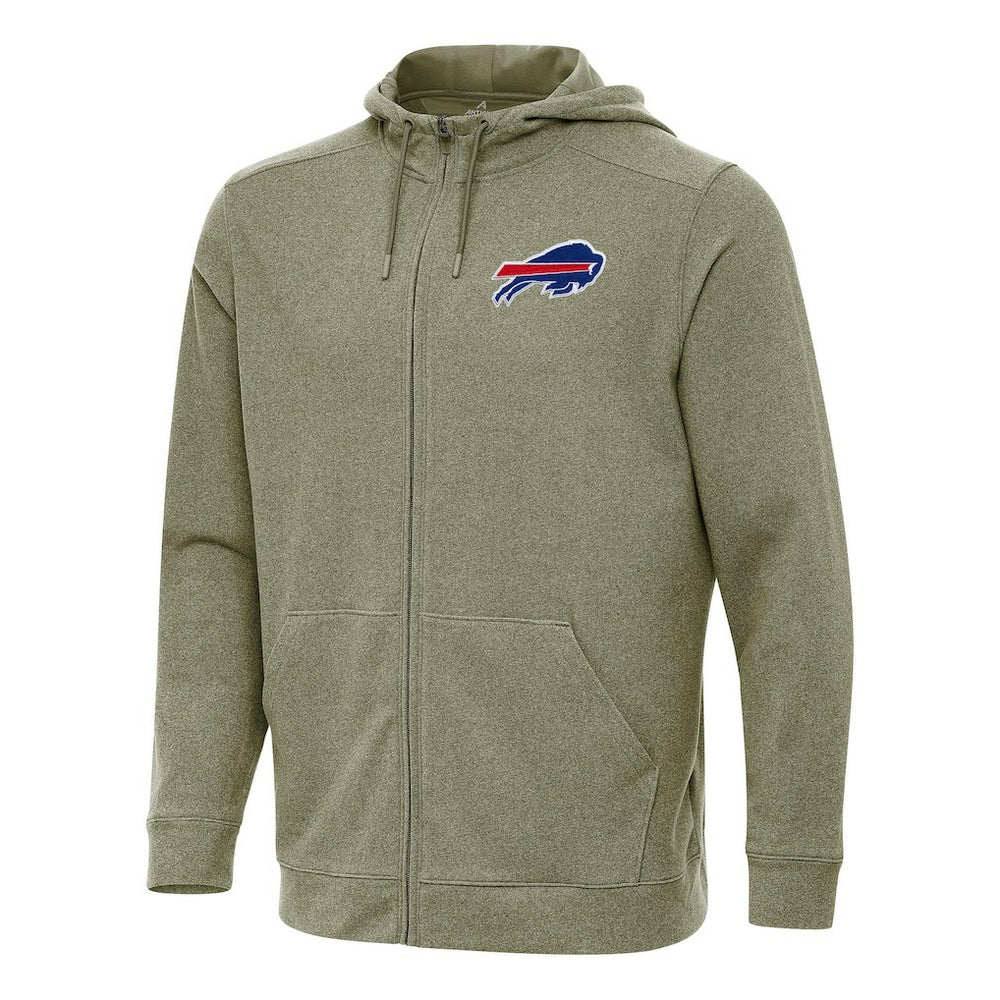 Buffalo Bills Antigua Effortless Full-Zip Hoodie Olive | NFL