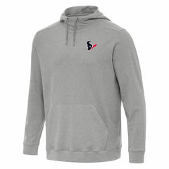 Houston Texans Antigua Cloud Pullover Hoodie Heather Gray | NFL