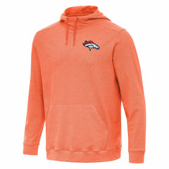 Denver Broncos Antigua Cloud Pullover Hoodie Heather Orange | NFL