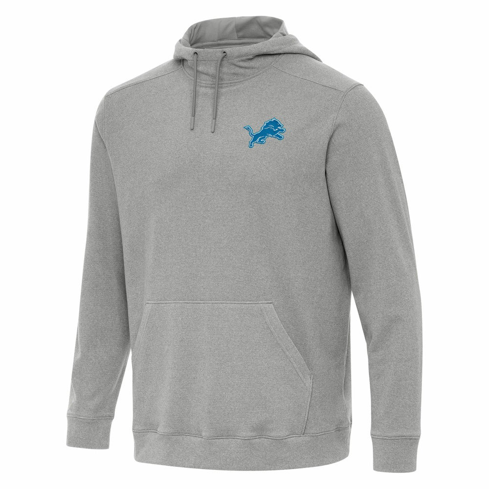 Detroit Lions Antigua Cloud Pullover Hoodie Heather Gray | NFL
