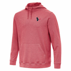 Houston Texans Antigua Cloud Pullover Hoodie Heather Red | NFL