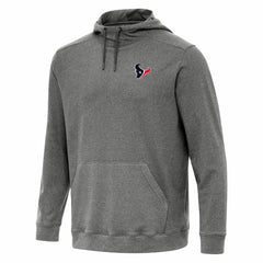Houston Texans Antigua Cloud Pullover Hoodie Heather Black | NFL