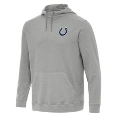 Indianapolis Colts Antigua Cloud Pullover Hoodie Heather Gray | NFL