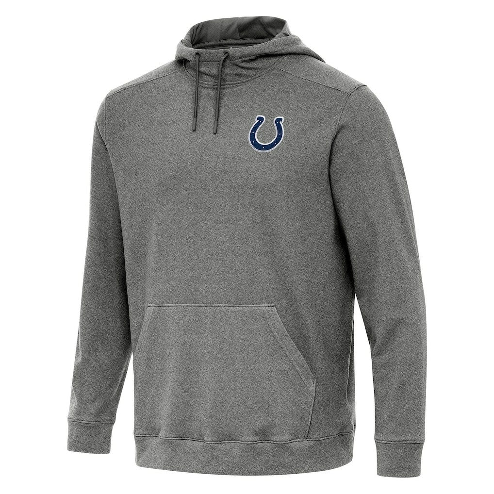 Indianapolis Colts Antigua Cloud Pullover Hoodie Heather Black | NFL