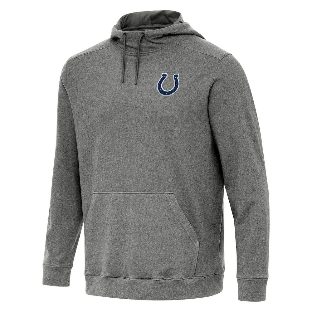 Indianapolis Colts Antigua Cloud Pullover Hoodie Heather Black | NFL