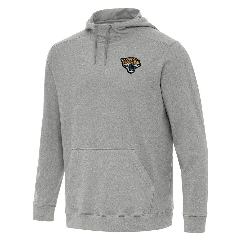 Jacksonville Jaguars Antigua Cloud Pullover Hoodie Heather Gray | NFL