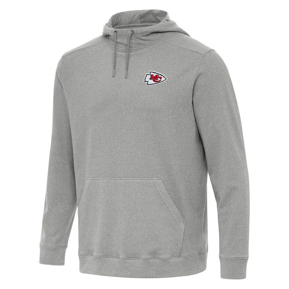 Kansas City Chiefs Antigua Cloud Pullover Hoodie Heather Gray | NFL
