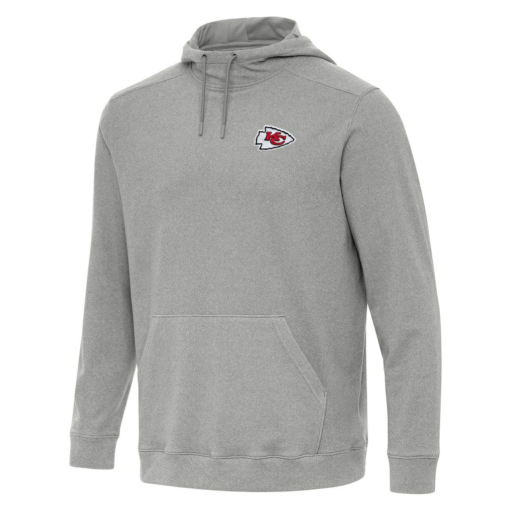 Kansas City Chiefs Antigua Cloud Pullover Hoodie Heather Gray | NFL