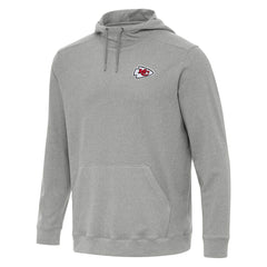 Kansas City Chiefs Antigua Cloud Pullover Hoodie Heather Gray | NFL