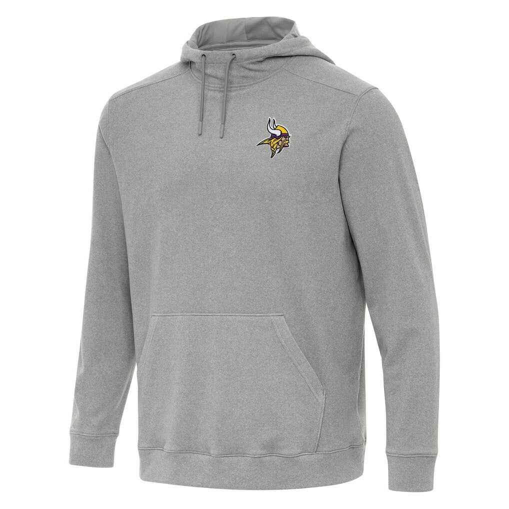 Minnesota Vikings Antigua Cloud Pullover Hoodie Heather Gray | NFL