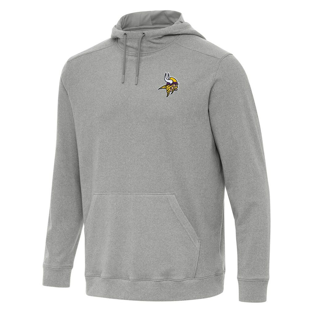 Minnesota Vikings Antigua Cloud Pullover Hoodie Heather Gray | NFL