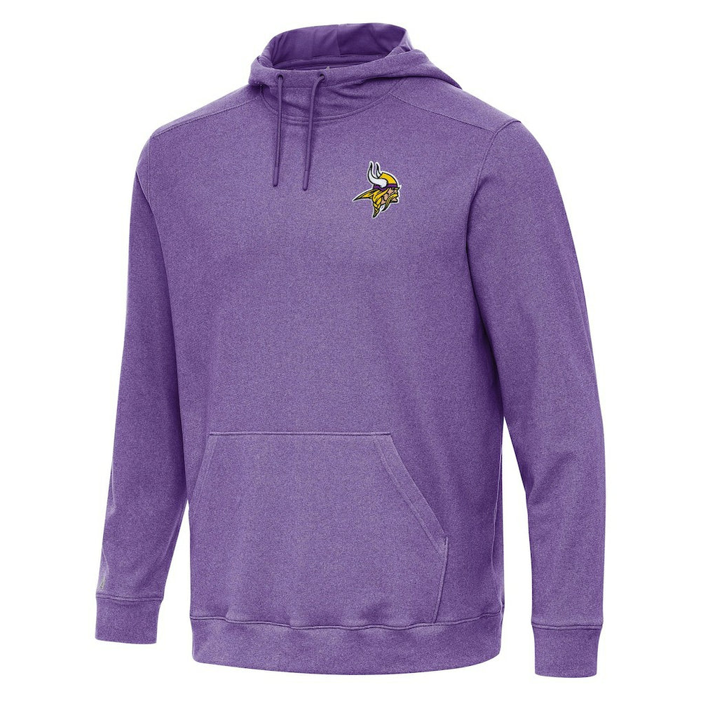 Minnesota Vikings Antigua Cloud Pullover Hoodie Heather Purple | NFL
