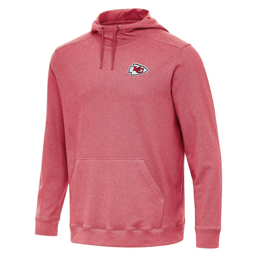 Kansas City Chiefs Antigua Cloud Pullover Hoodie Heather Red | NFL
