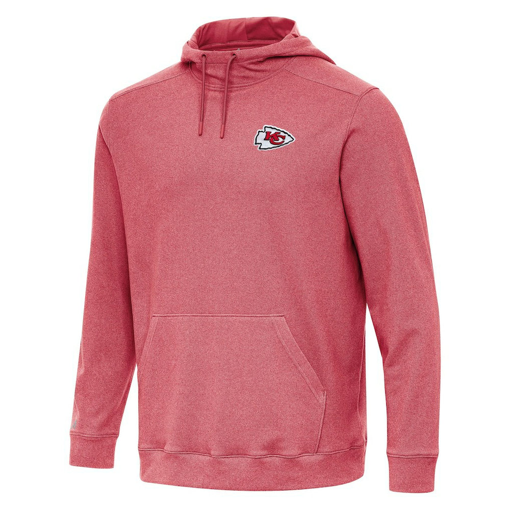 Kansas City Chiefs Antigua Cloud Pullover Hoodie Heather Red | NFL
