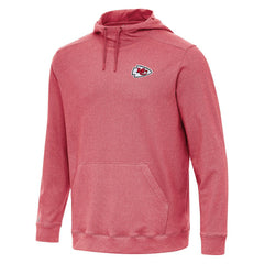 Kansas City Chiefs Antigua Cloud Pullover Hoodie Heather Red | NFL