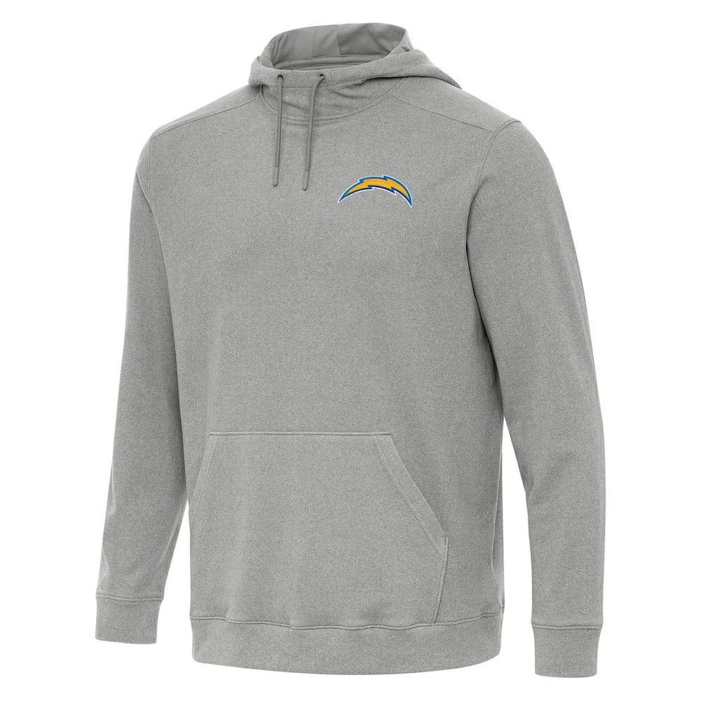 Los Angeles Chargers Antigua Cloud Pullover Hoodie Heather Gray | NFL