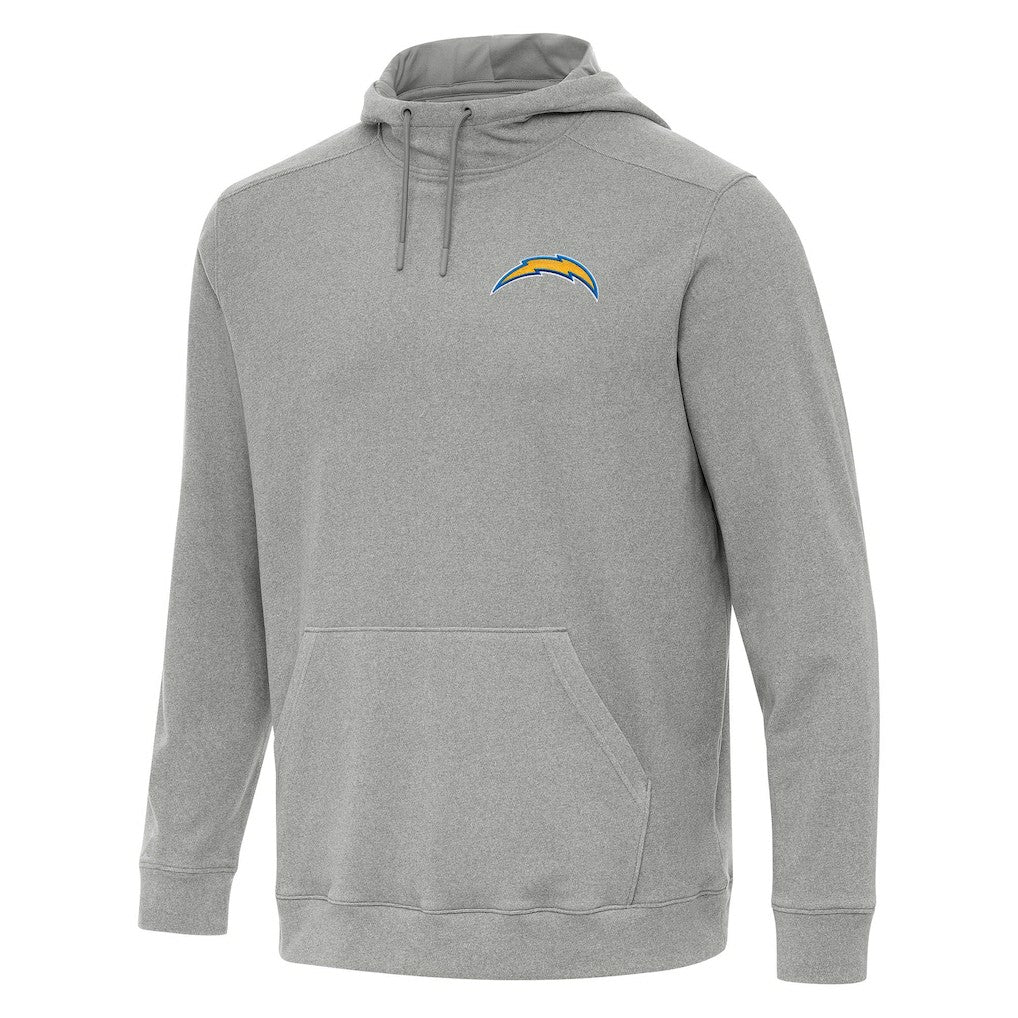 Los Angeles Chargers Antigua Cloud Pullover Hoodie Heather Gray | NFL