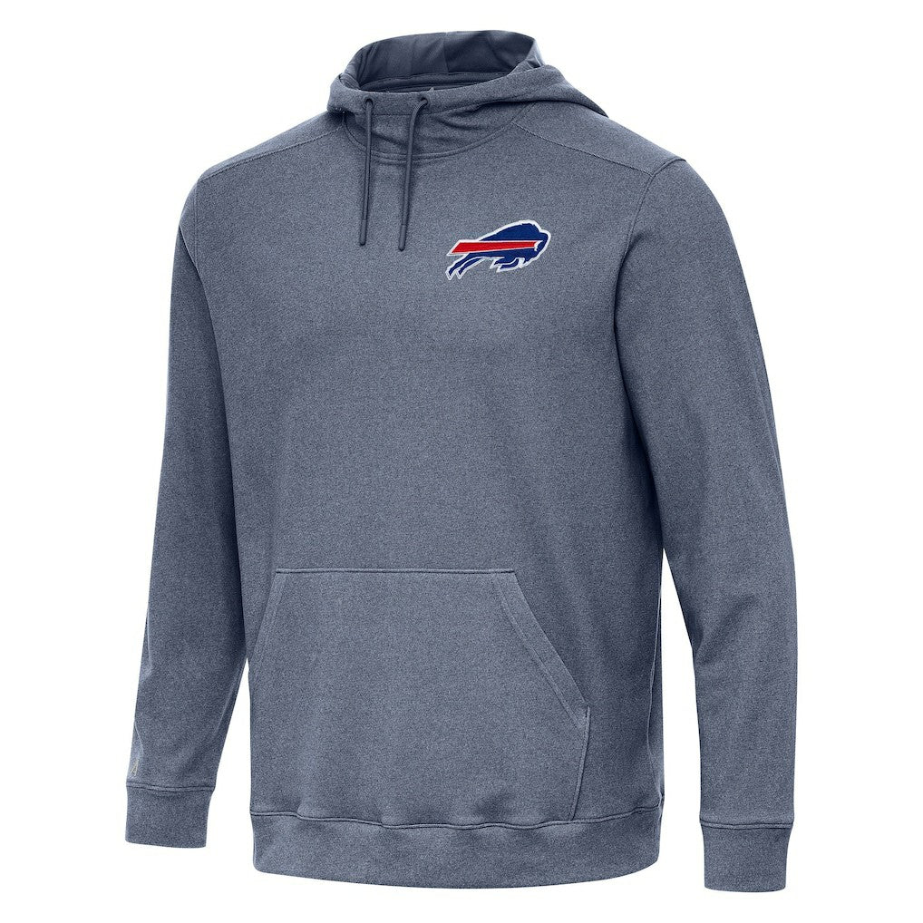 Buffalo Bills Antigua Cloud Pullover Hoodie Heather Navy | NFL