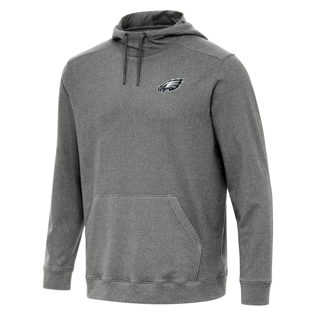 Philadelphia Eagles Antigua Cloud Pullover Hoodie Heather Black | NFL