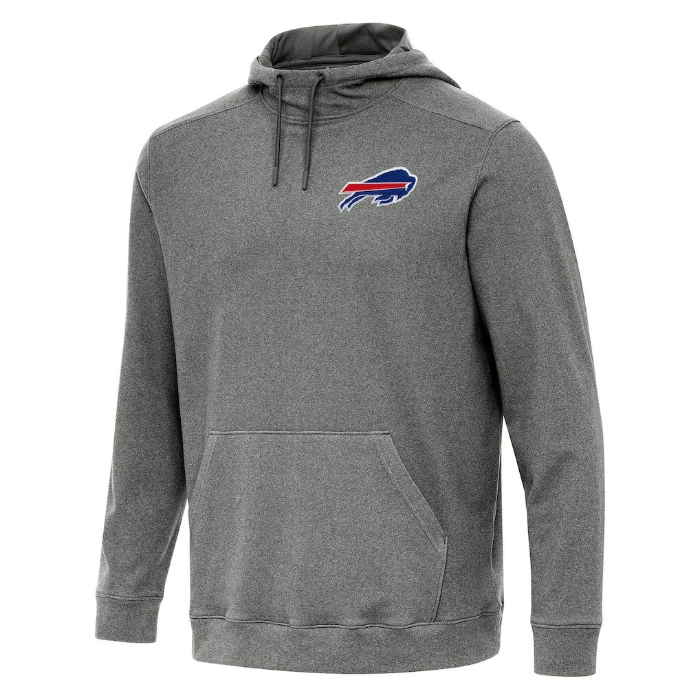Buffalo Bills Antigua Cloud Pullover Hoodie Heather Black | NFL