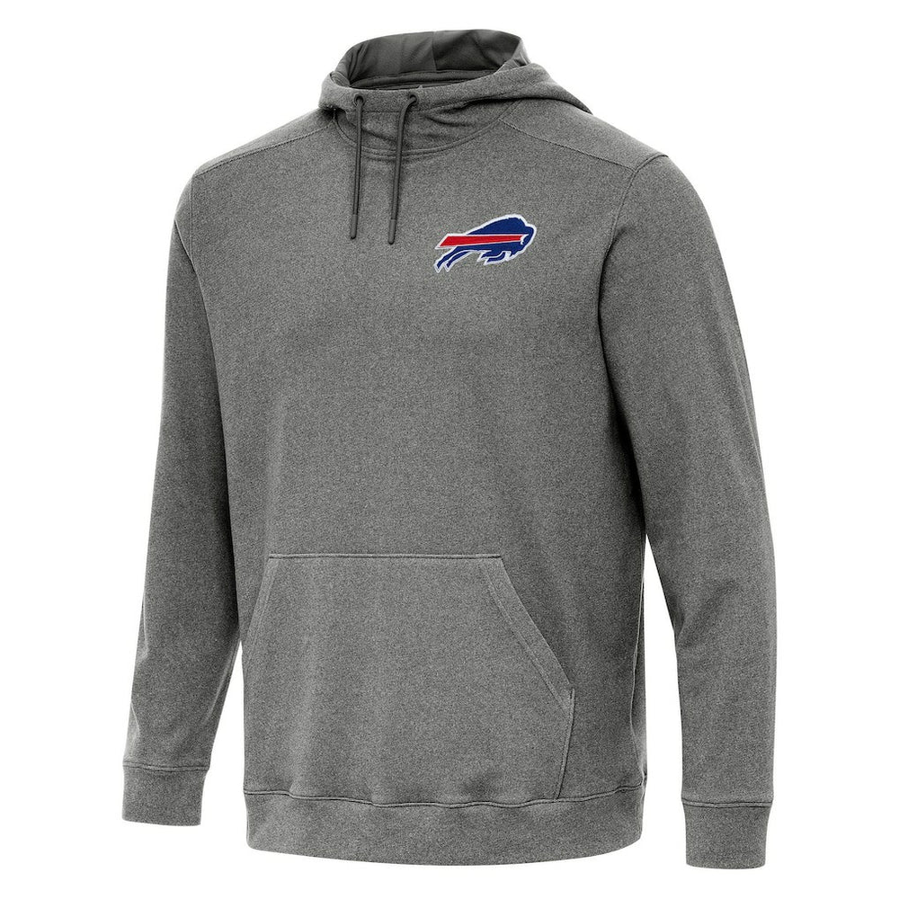 Buffalo Bills Antigua Cloud Pullover Hoodie Heather Black | NFL
