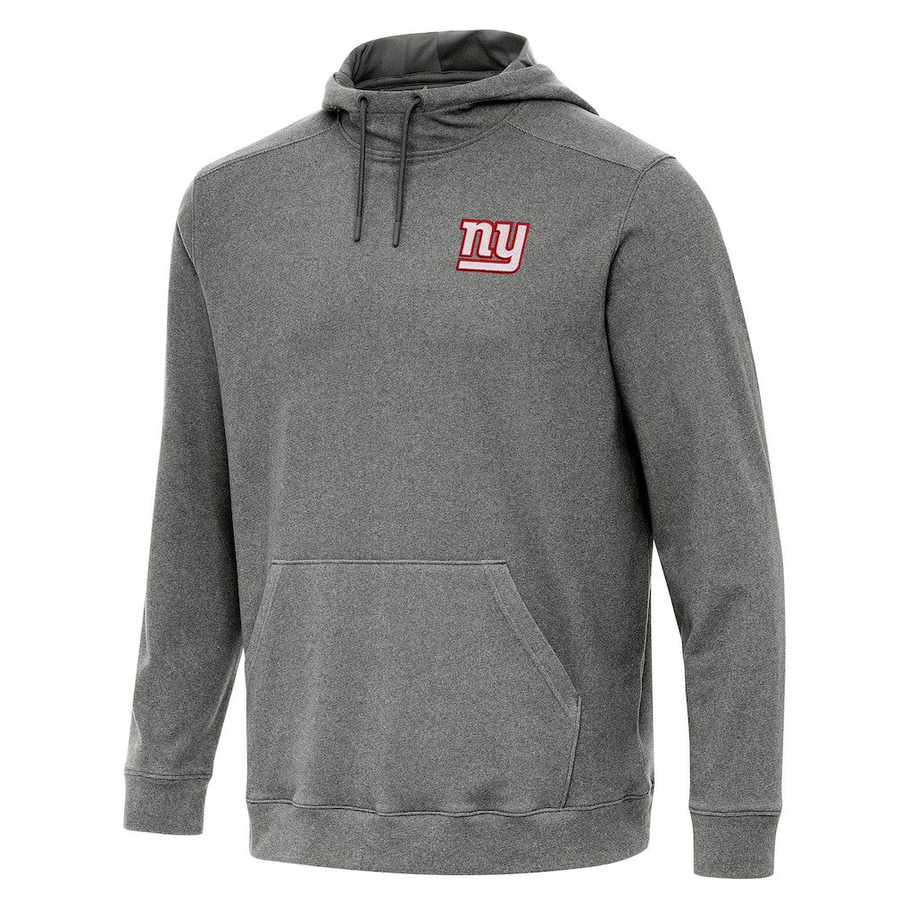 New York Giants Antigua Cloud Pullover Hoodie Heather Black | NFL