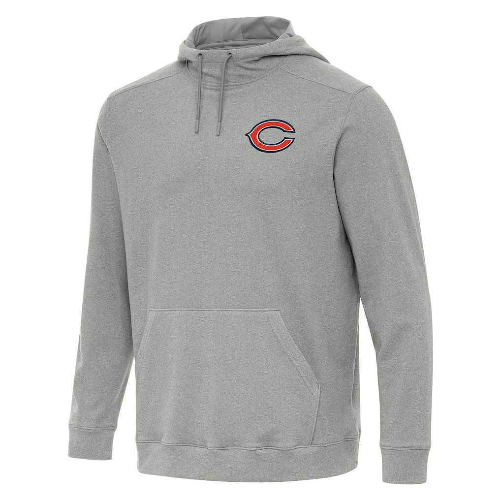 Chicago Bears Antigua Cloud Pullover Hoodie Heather Gray | NFL