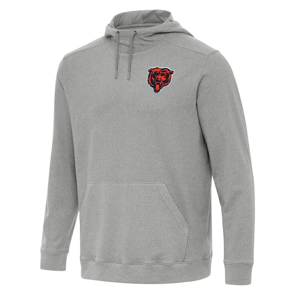 Chicago Bears Antigua Cloud Pullover Hoodie Heather Gray | NFL
