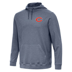 Chicago Bears Antigua Cloud Pullover Hoodie Heather Navy | NFL