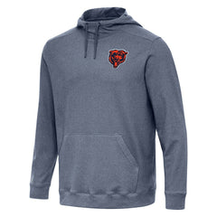 Chicago Bears Antigua Cloud Pullover Hoodie Heather Navy | NFL