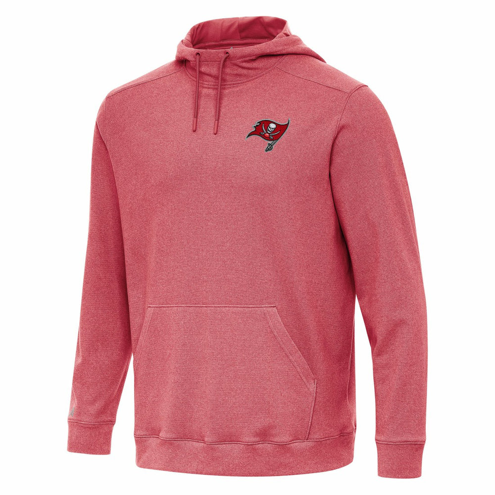 Tampa Bay Buccaneers Antigua Cloud Pullover Hoodie Heather Red | NFL