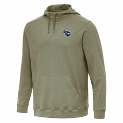 Tennessee Titans Antigua Cloud Pullover Hoodie Olive | NFL