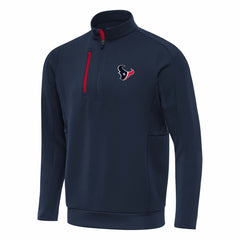 Houston Texans Antigua Generation Quarter-Zip Pullover Top Navy | NFL