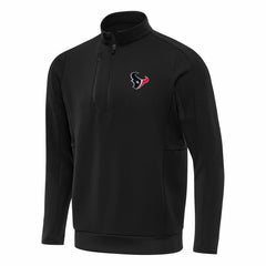 Houston Texans Antigua Generation Quarter-Zip Pullover Top Black | NFL