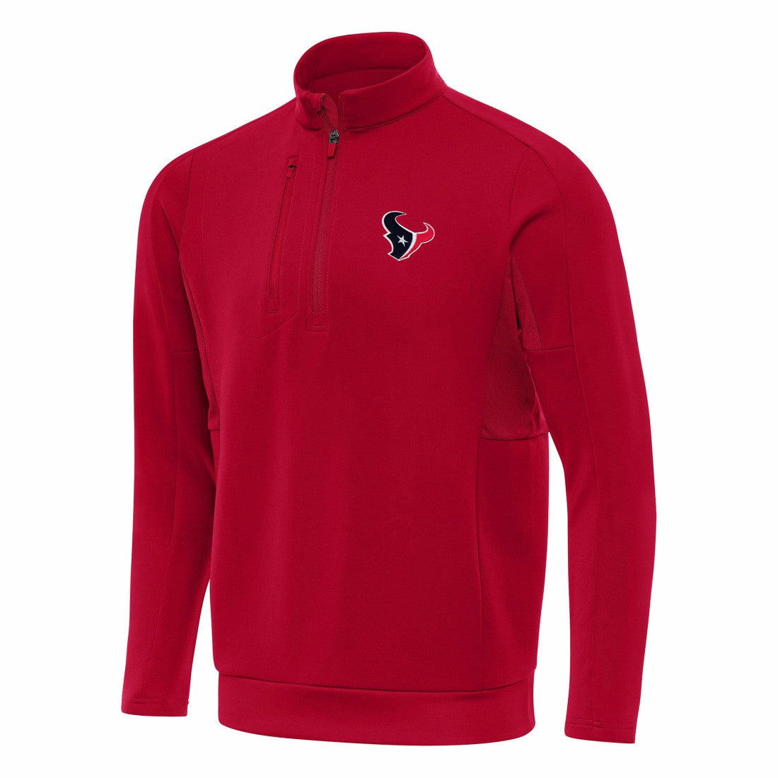 Houston Texans Antigua Generation Quarter-Zip Pullover Top Red | NFL