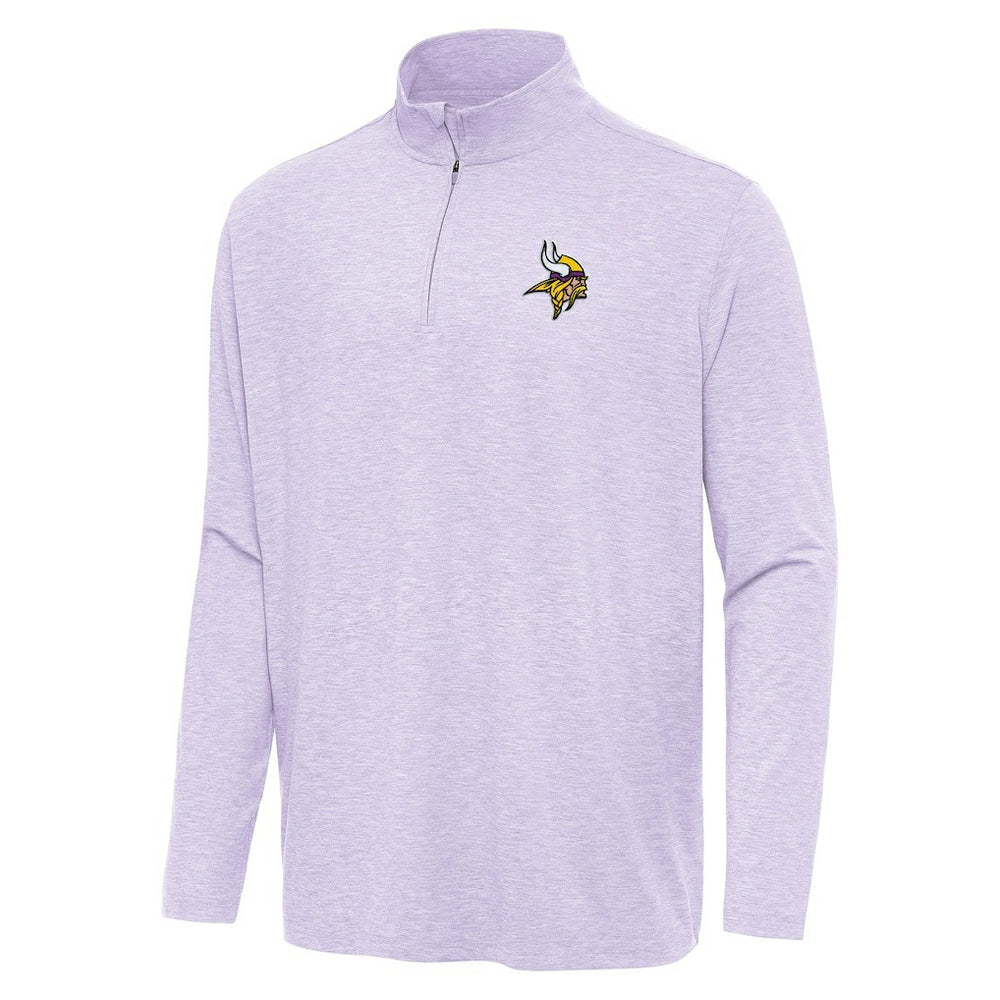 Minnesota Vikings Antigua Hunk Quarter-Zip Jacket Lavender | NFL