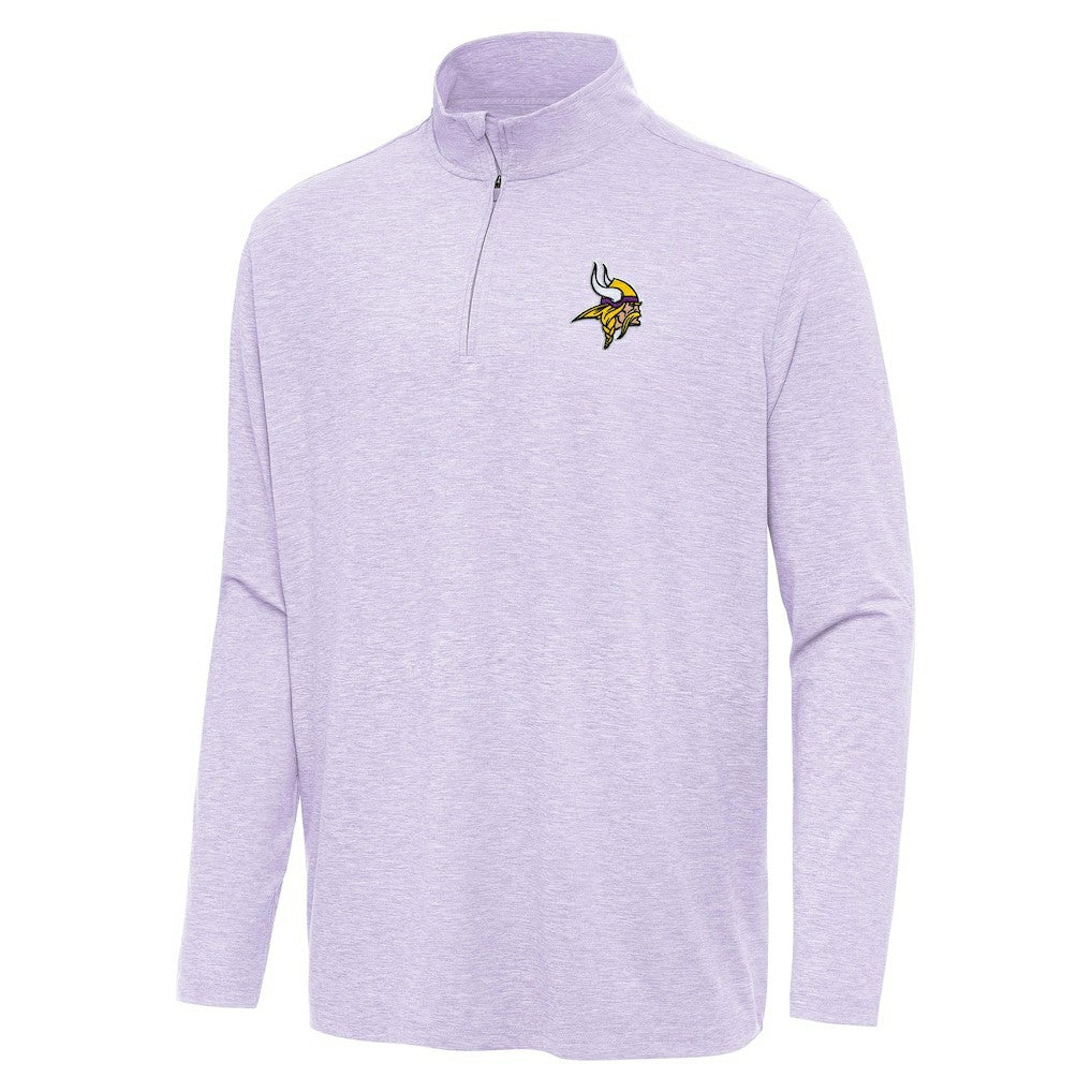 Minnesota Vikings Antigua Hunk Quarter-Zip Jacket Lavender | NFL