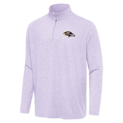 Baltimore Ravens Antigua Hunk Quarter-Zip Jacket Lavender | NFL