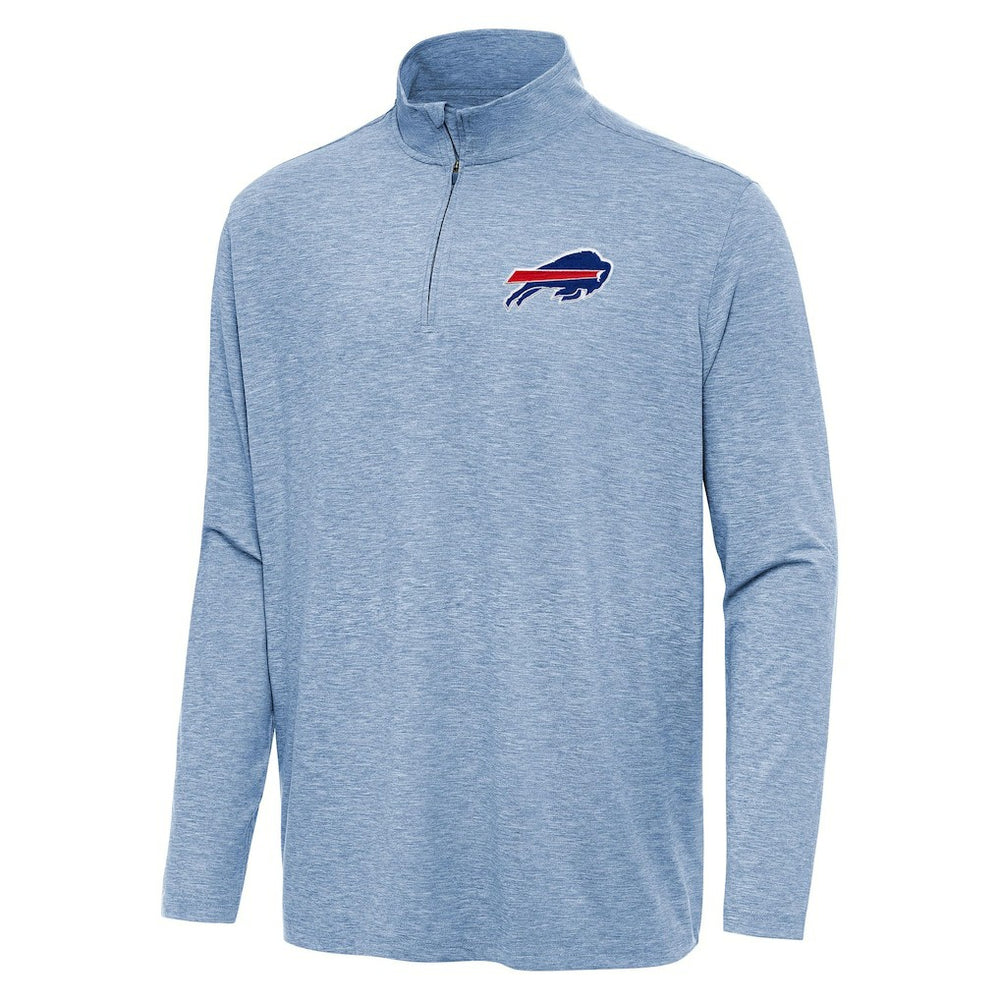 Buffalo Bills Antigua Hunk Quarter-Zip Jacket Heather Royal | NFL