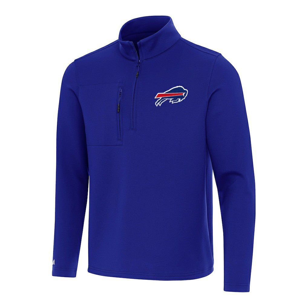 Buffalo Bills Antigua Insider Quarter-Zip Pullover Top Royal | NFL
