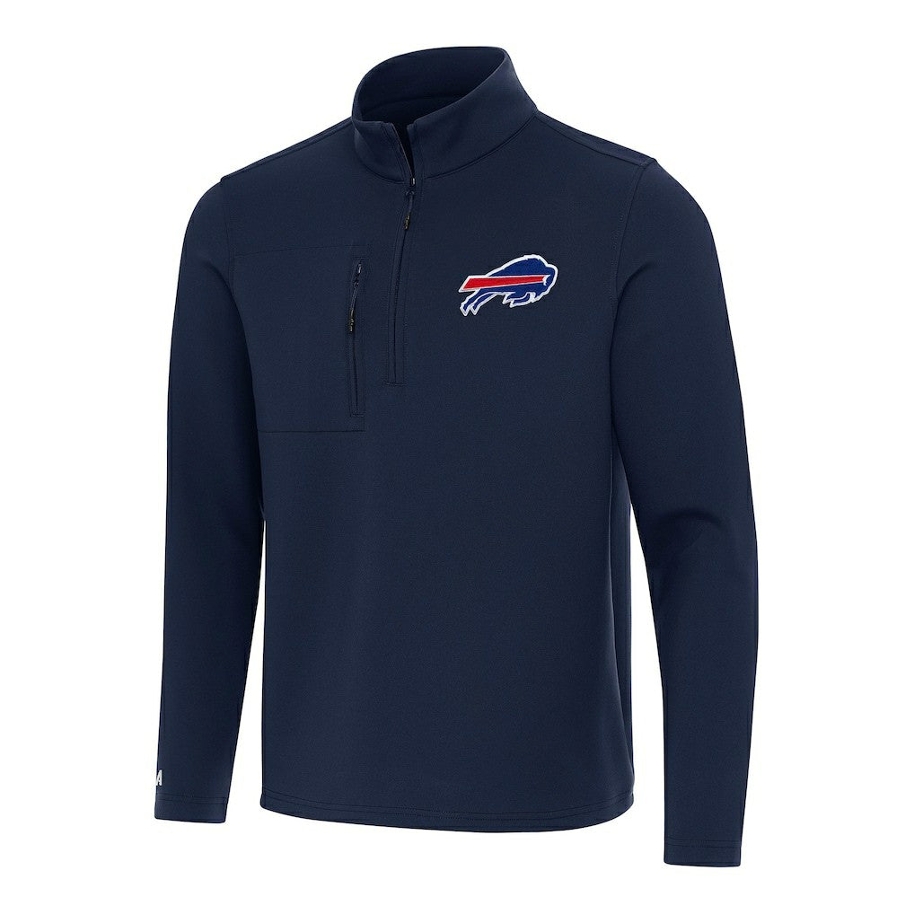 Buffalo Bills Antigua Insider Quarter-Zip Pullover Top Navy | NFL