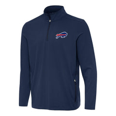 Buffalo Bills Antigua Perilous Quarter-Zip Pullover Top Navy | NFL